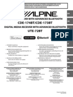 Manual Alpine OM - CDE-173BT - ESPAÑA PDF