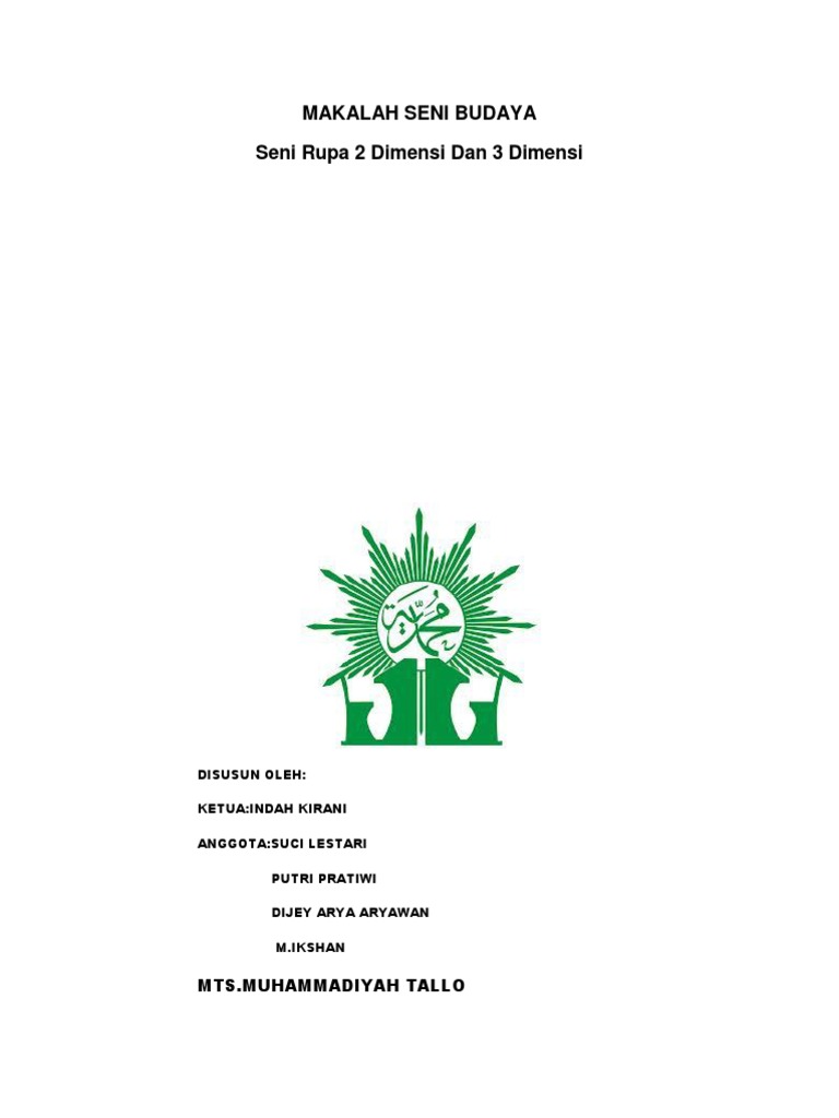Makalah Seni Budaya