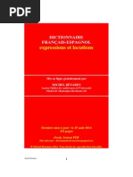 Locuciones - Dictionnaire Francais Espagnol | PDF