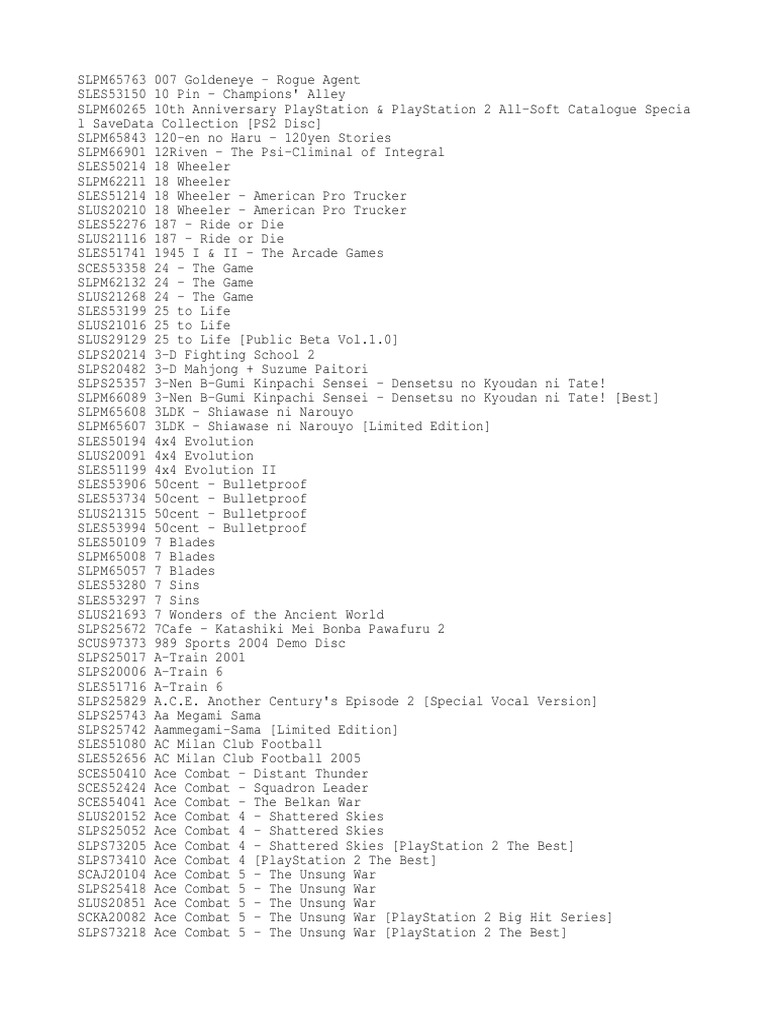 Ps2titleid