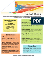 Lunch Menu PDF