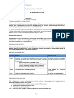 Acta de Constitucion - Sistema de Paquetizacion v14