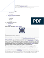 Types of heart valve prostheses