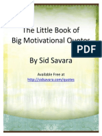 Little Book of Big Motivational Quotes Sidsavara Com