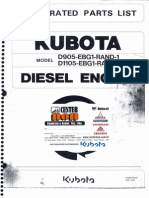 Catalogo de Pecas Motor Kubota d905 - d1105