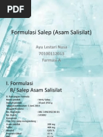 Download Formulasi Salep Asam Salisilatpptx by NoonaNuzha Lestary NuzhaAyu SN241358770 doc pdf