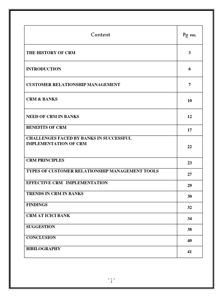 CRM Framework for Indian Retail Banks | PDF | Customer Relationship ...