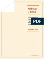 Make An E-Book: This Ebook Aims at Providing A Beginner's Guide To PDF Ebook Building