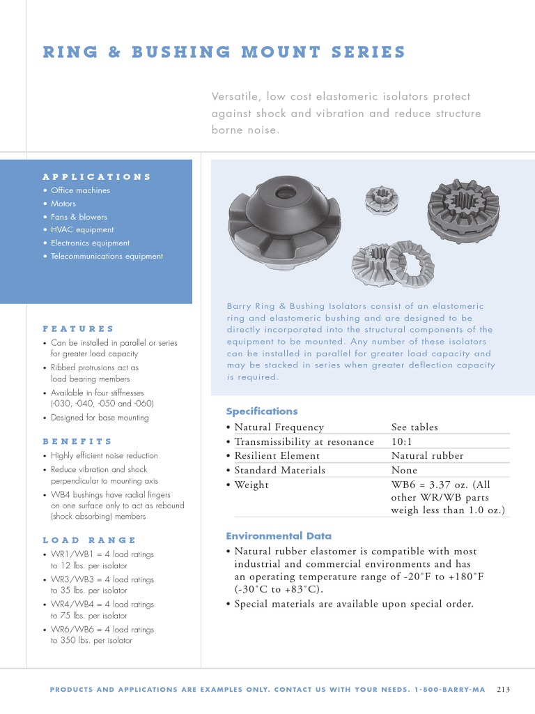 Barry Bcdi All Elastomer Isolators PDF Mechanical Engineering Nature