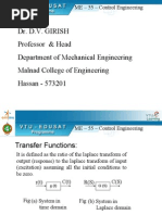 Transfer Function (Control Engg)