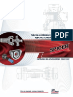 Flechas Cardan, Partes y Crucetas Marca Spicer