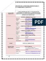 Informe de Feria de Ciencias