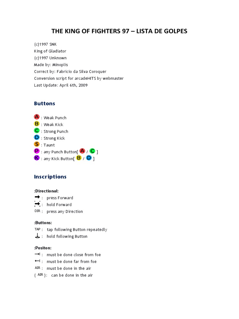 KOF '98 UM - Mai Shiranui: Move List + Story(Description Box Text) 