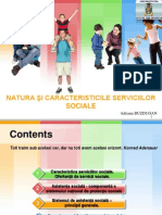 Tema 3. Natura Şi Caracteristicile Serviciilor Sociale