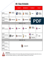 8s Schedule 2014-2015