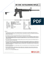 Ruger AR-556 Modern Sporting Rifle Spec Sheet