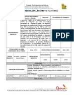 Ficha Tecnica Del Proyecto Teleferico