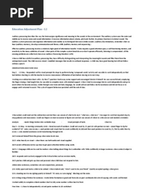 student profile