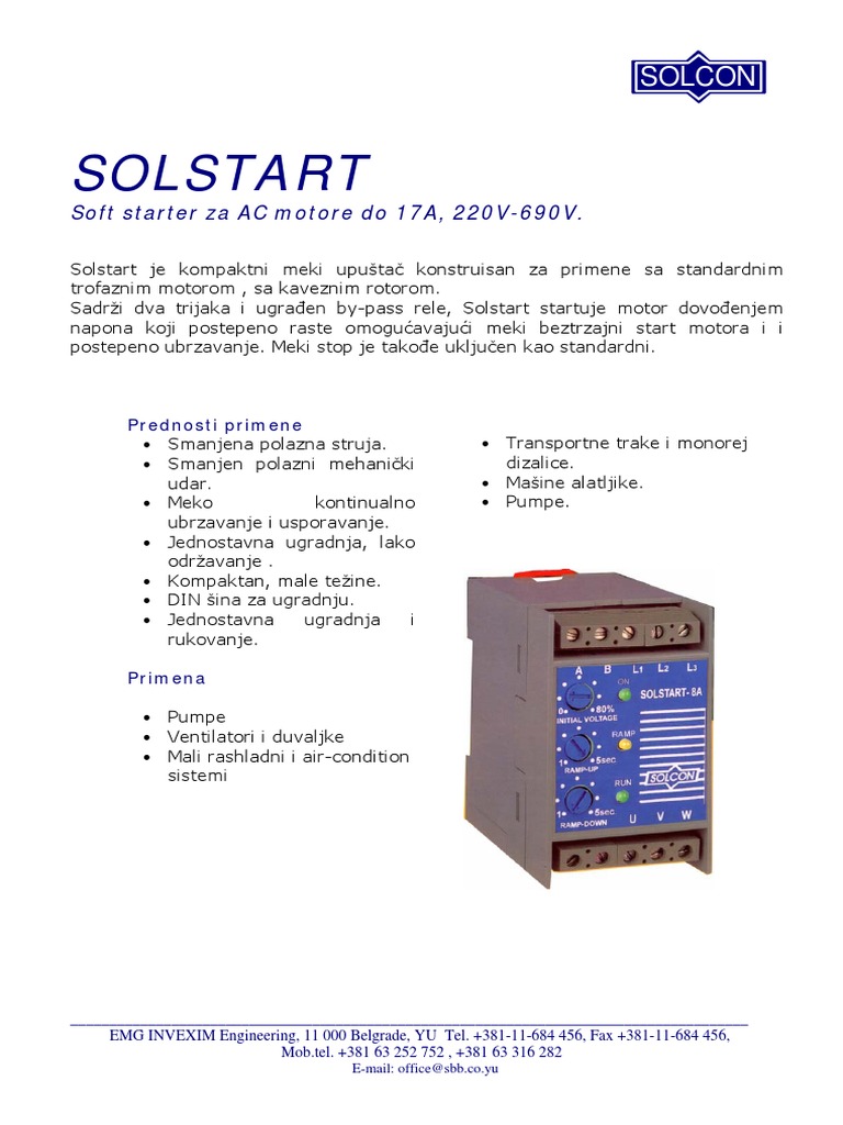 Soft Starter for AC Motors up to 17A | PDF | Computers | Technology ...
