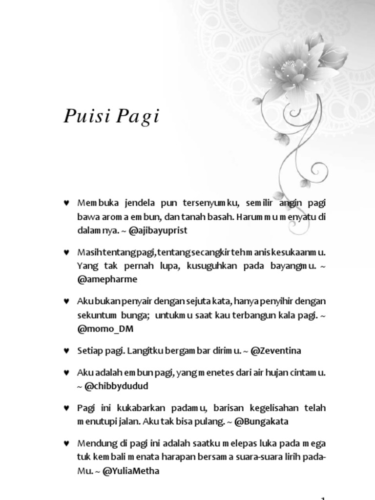 Antologi Puisi Cinta Pdf