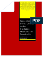 Tecnopolis - Fundamentos y Presupuesto Función Culebrón Timbal 2012