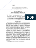 Isolation of Flavonoid