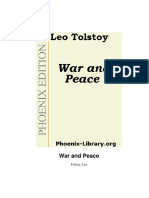Guerra e Paz Liev Tolstoi