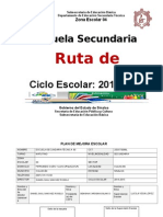 Ruta de Mejora 2014-2015, TEC 85
