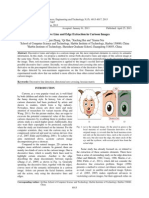 Decorative Line and Edge Extraction in Cartoon Images