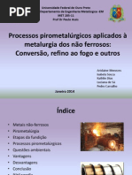 pirometalurgia- trabalho2