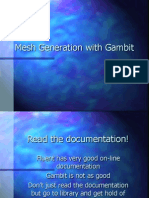 Mesh Generation With Gambit
