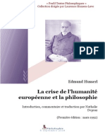 20861887 La Crise de l Humanite Europeenne Et La Philosophie