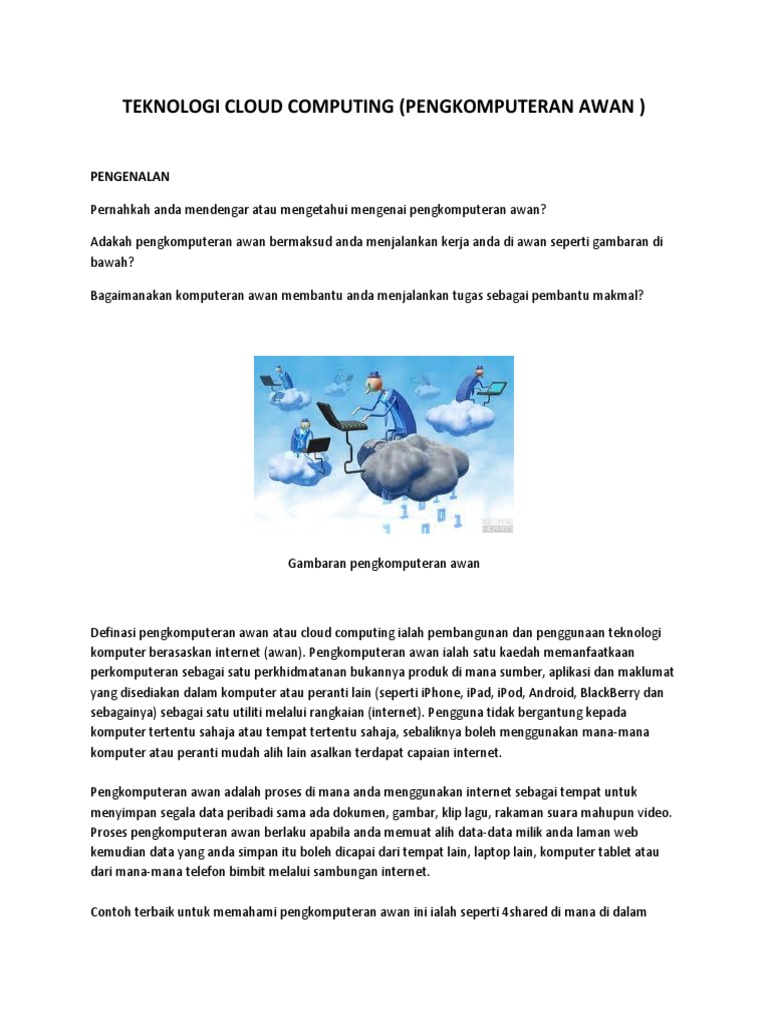 Teknologi Cloud Computing Pdf