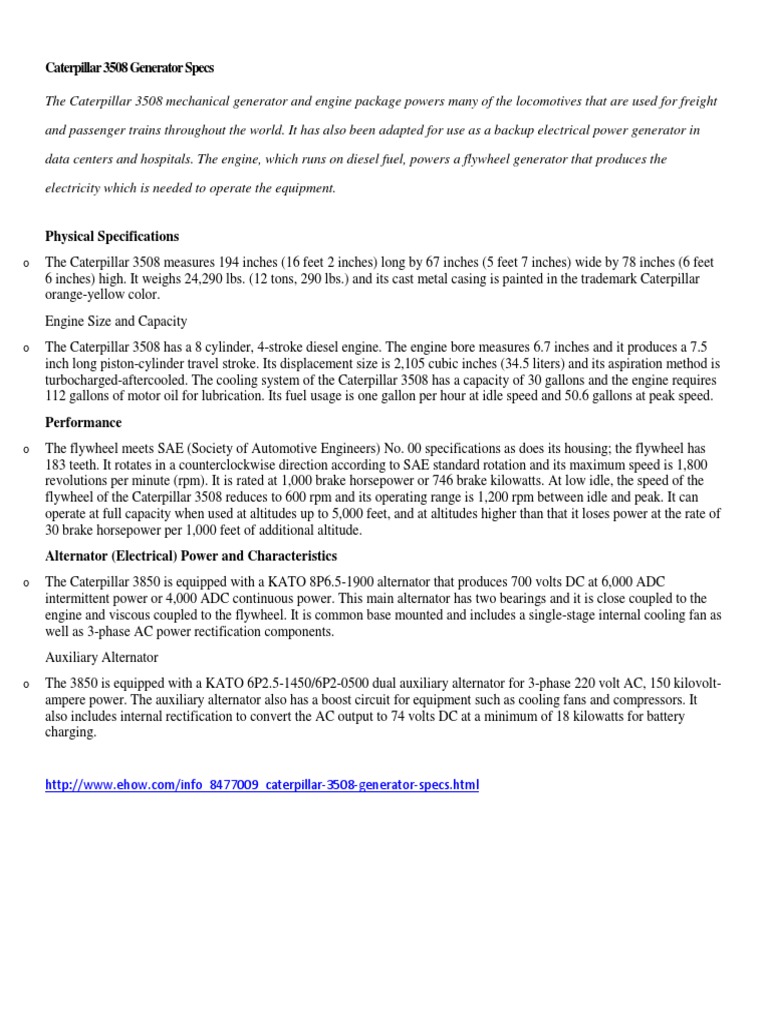CATERPILLAR 3508 GENERATOR MANUAL PDF FREE DOWNLOAD intelligence overview