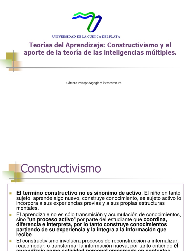Mapa Conceptual del Constructivismo | PDF | Constructivismo (filosofía ...