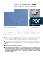 5-Bands, V-Dipole Antenna: Hybrid Type, 3.5/3.8Mhz (5-Ch), 7Mhz (3-Ch), 14 28Mhz (4-Ch)