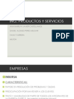 3 Empresas y Productos Ing. Productos