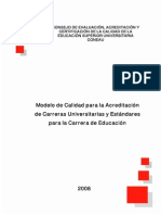 Modelo Calidad Acreditacion Universitaria