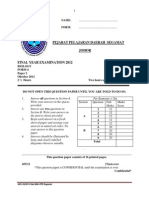 Soalan Kertas 2 Biologi TG 4