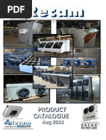 Refrigeration RECAM Catalogue 2012