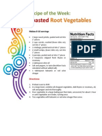 Roasted: Root Vegetables