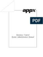 Inventory Control System Administration Manual