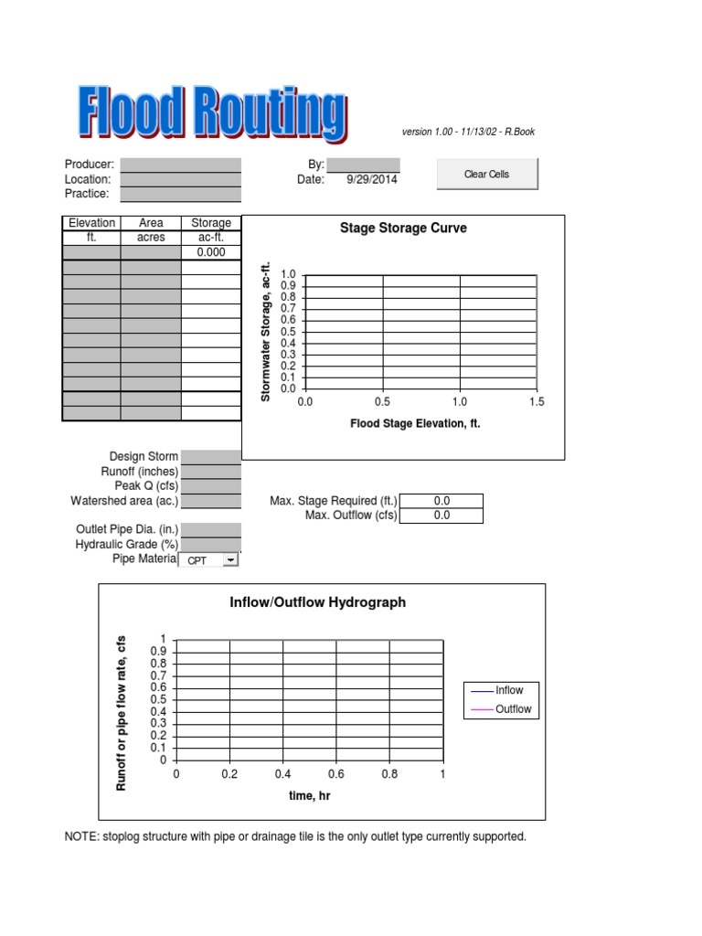Stage Storage Curve: Clear Cells | PDF