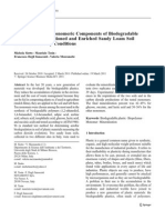 Mineralization of Monomeric Components of Biodegradable Plastics in Preconditioned and Enriched Sandy Loam Soil Under Laboratory Conditions