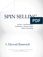 Spin Selling: Author - Neil Reckham Crafted By-Gaurav Mulia Sales Consulting