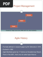 Agile Project Management: Reliable