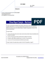 Xfmea Report Sample - Machinery FMEA: in Addition To This Summary, This Report Includes The Following Forms