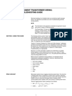 Curent Transformer Wiring Troubleshooting PDF