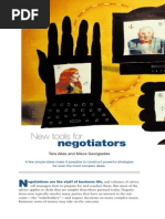 McKinsey Quarterly: New Tools For Negotiators