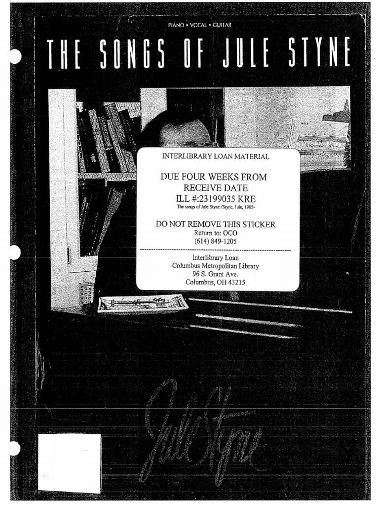 Jule Styne Songbook